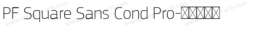 PF Square Sans Cond Pro字体转换